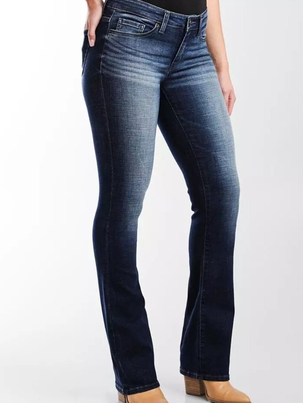 BKE Payton Dark Wash Mid-rise Tailored Bootcut Jeans - Size 30 (33.5 Inseam)